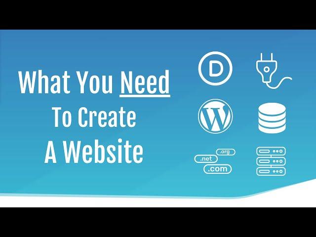 1.2 What You Need to Create a Website