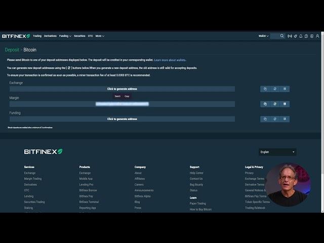 Bitfinex - Funding account - Depositing Crypto with Bitfinex