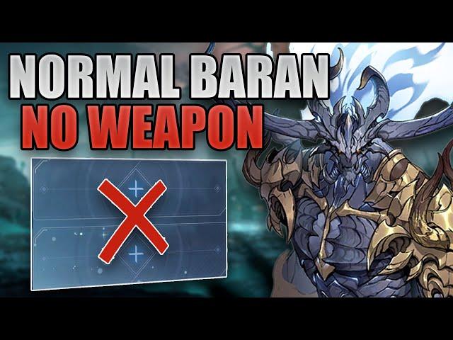 NO WEAPON NORMAL MODE BARAN NO BLESSING!! | SOLO LEVELING : ARISE