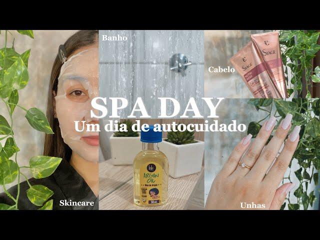 SPA DAY COMPLETO EM CASA- cuidados com o cabelo, corpo, skincare- SELFCARE