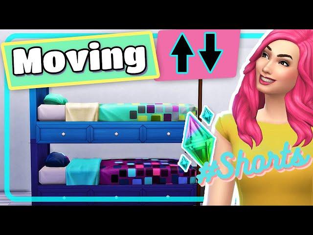 The Sims 4 Moving Objects Up and Down Tutorial #shorts