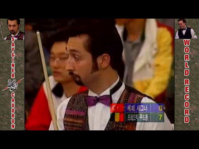 Saygıner Vs Caudron World Record 3 Cushion Billiard High Run