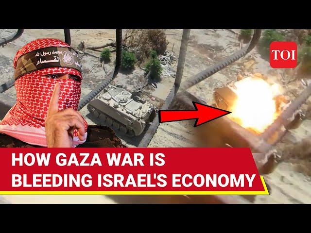 Economic Doom For Israel? New Data Reveals Israeli Economy Is Shrinking, GDP Down | Gaza War