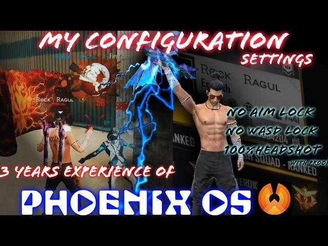 best phoenix os settings and sensitivity ||share my experience in phoenix os||#phoenixos