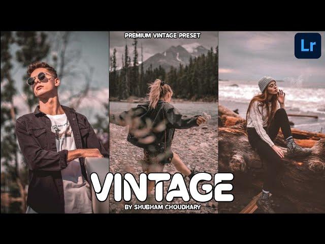 Vintage Presets - Lightroom Mobile Presets DNG | Free DNG Presets | preset vintage | dark preset