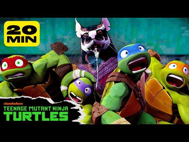 Splinter Trains The TMNT To Fight!  | 20 Minute Compilation | Teenage Mutant Ninja Turtles