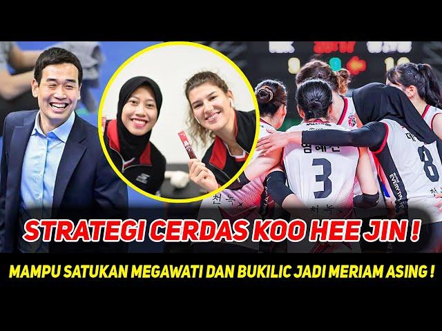 SEMPAT DIRAGUKAN PUBLIK KOREAKOO HEE JIN BUKTIKAN KEMAMPUAN DUET MEGAWATI DAN BUKILIC DI KOVO CUP