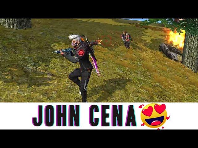 I MEET JOHN CENA IN FREE FIRE  - GARENA FREE FIRE