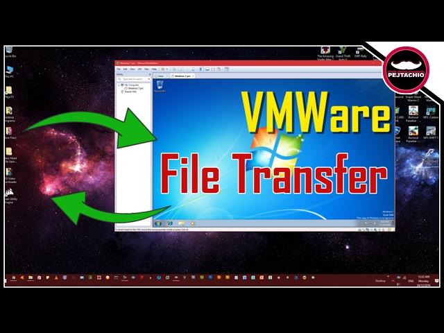 How to transfer files between main PC to VMware Workstation V12  - Operating systems