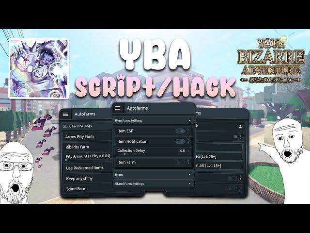 [YBA] Your Bizarre Adventure Script/Hack Xenon Hub | Auto Farm Items, Lucky Arrow, Shiny/Stand Farm