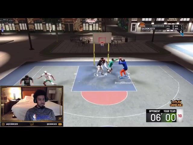 LEBRON JAMES PLAYS HIS FIRST NBA 2K20 PARK GAME FROM "THE BUBBLE" FT.ANTHONY DAVIS & QUINN COOK