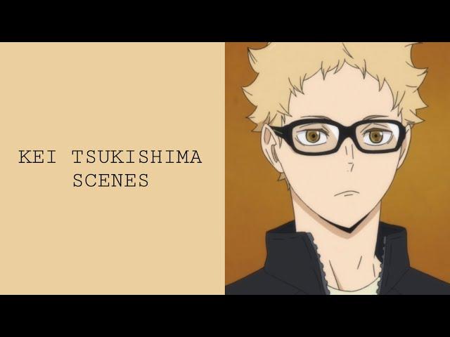 Kei Tsukishima Scenes Raw (season 4) || HD - 1080p