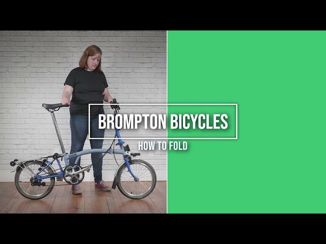 How to Fold The Brompton Bicycle - Curbside Cycle