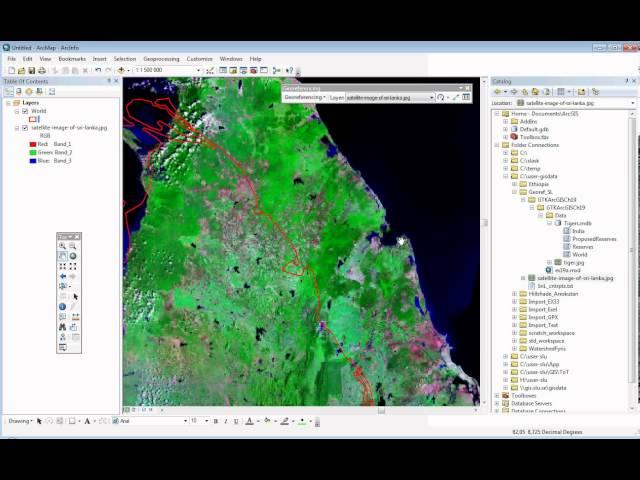 Georeferencing SriLanka