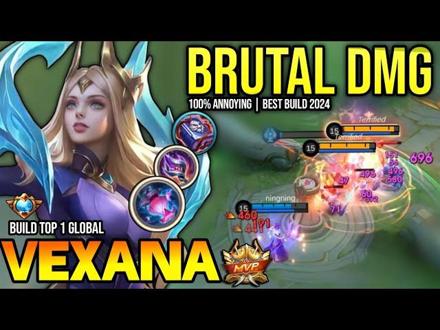 VEXANA BEST BUILD 2024 | BUILD TOP GLOBAL VEXANA GAMEPLAY | MOBILE LEGENDS