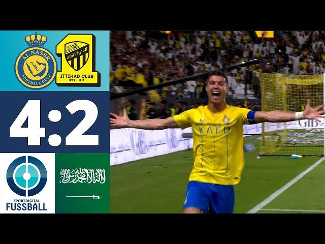 Ronaldo bricht Rekord! 3 Tore in der Schlussphase! | Al Nassr Al Ittihad Club