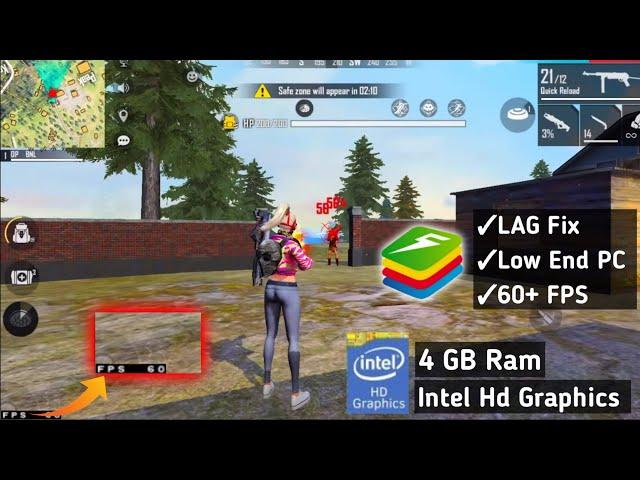 Bluestacks 5 LAG Fix Get 60FPS in Low End PC