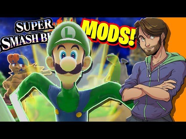 Super Smash Bros. MODS & GLITCHES! - SpaceHamster