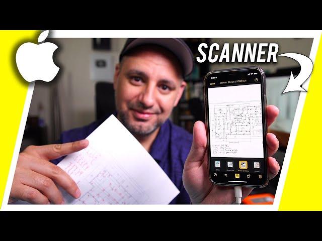 How To Scan and Make PDF with iPhone