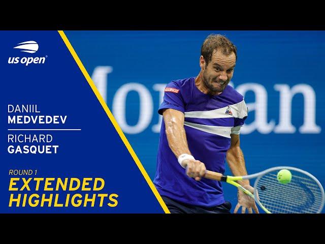 Daniil Medvedev vs Richard Gasquet Extended Highlights | 2021 US Open Round 1