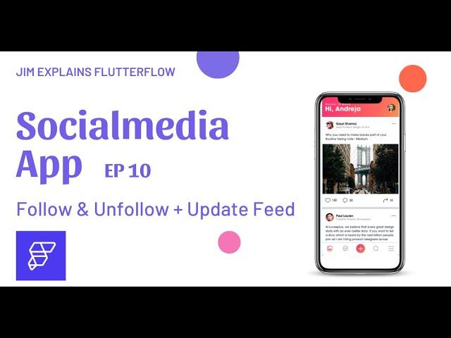 FlutterFlow - Follow And Unfollow System