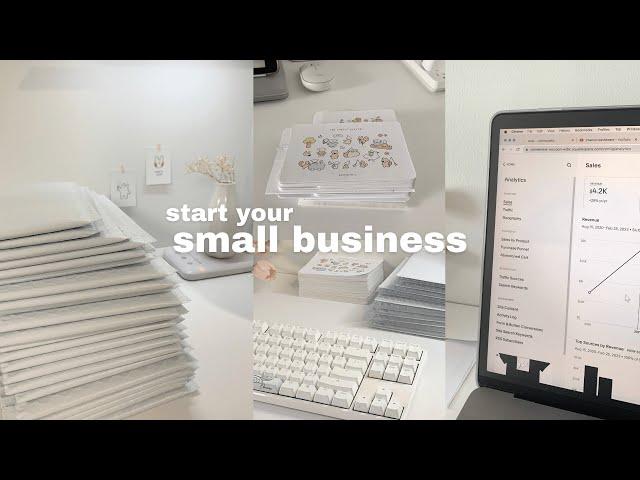 how to start a SUCCESSFUL small business in 2025  the ULTIMATE guide, advice, everything i learned