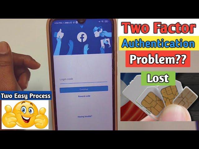 Solve Facebook Two Factor Authentication Problem 2023