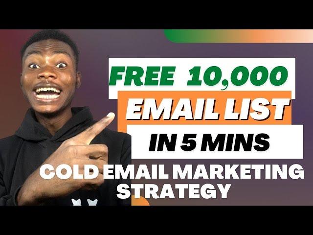 How To Scrape & Build 10,000 Email List In Just 60 Minutes (Free Cold Email Marketing guide)