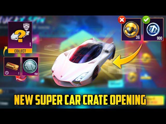 New SSC Super Car Biggest Crate Opening | New Purchase Gift Is Here | Get 880 Free UC | PUBGM