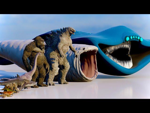 Animals, Dinosaurs and Sea Creatures 3D Size Comparison