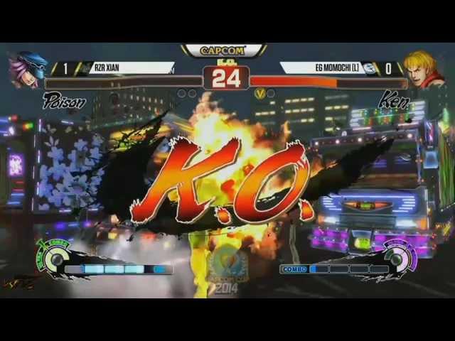 Capcom Cup 2014 - Grand Final : Momochi vs Xian [HD]