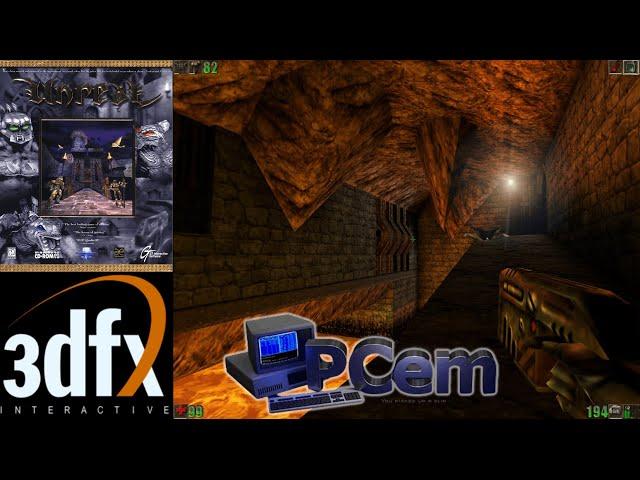 Testing UNREAL on PCem with Voodoo 2 SLI - The top notch in graphics in 1998