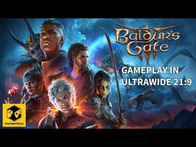 Baldur's Gate 3 gameplay in ultrawide 21:9 and benchmark RTX 4080 with different DLSS options