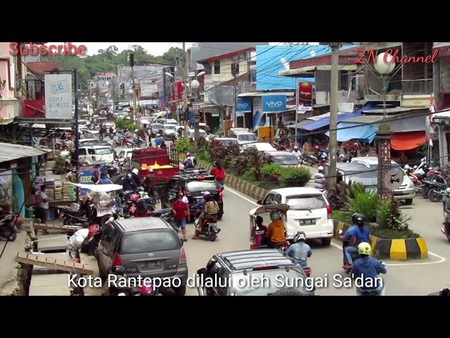 Kepadatan Kota Rantepao Toraja Utara sul-sel Indonesia