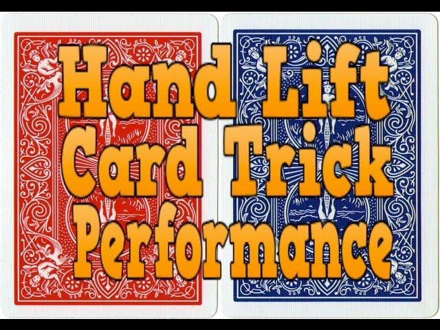 Hand Lift (Card Trick Performance)-Magic