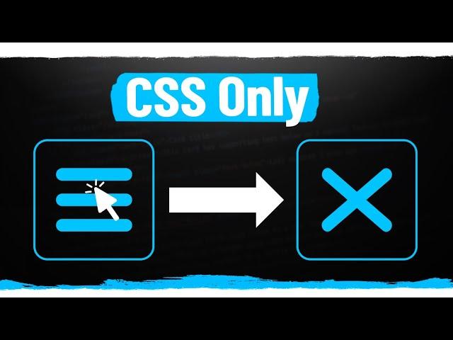 How To Build An Animated Hamburger Menu With Only CSS
