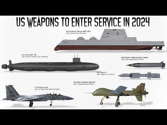 The 10 Advanced US Weapons that will Enter Service in 2024