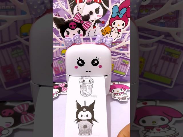 Milk tea sanrio!!!#sanrio #kuromi #melody #cinnamoroll #hellokitty #chengxiao #kawaii #doll #haul