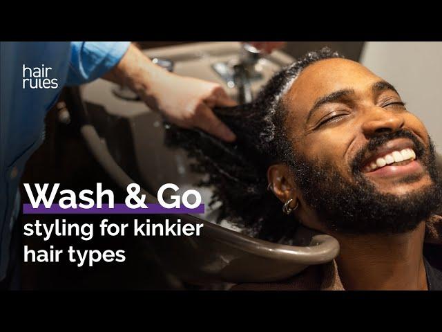 TRUE Wash N Go Styling for Kinky Hair Textures | Hair Rules