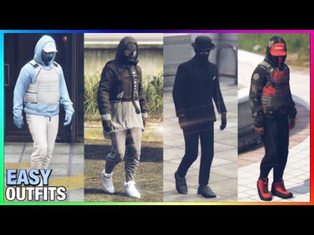 4 Easy Casual Male Semi Tryhard Outfits To Make (GTA Online)