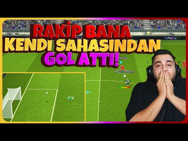 OHAAA! RAKİP KENDİ YARI SAHASINDAN BANA GOL ATTI! HAYATIMDA İLK DEFA BÖYLE BİR ŞEY GÖRDÜM!