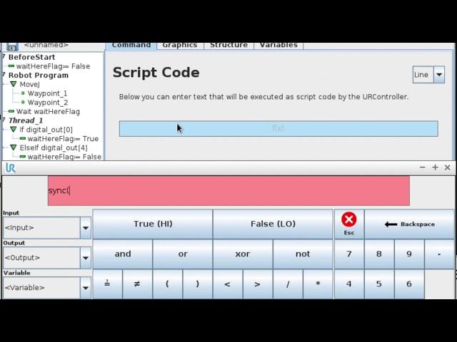 Use a Thread to Monitor State in Universal Robots Program