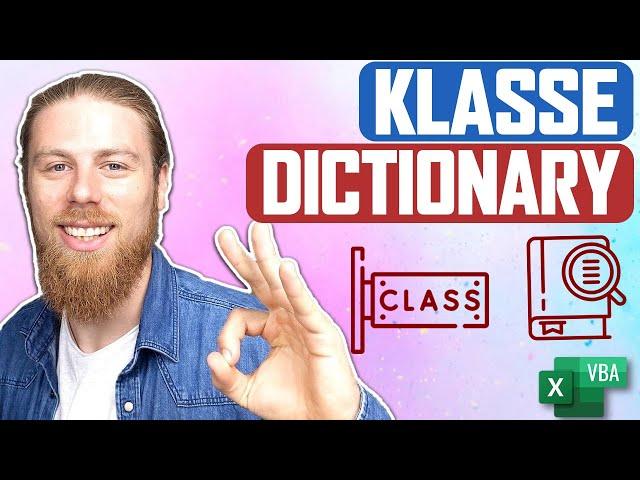 Mehrere Werte im Dictionary speichern (mit einer Klasse) | Excel VBA