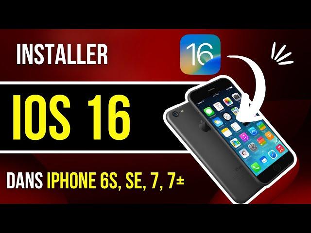 Comment INSTALLER FACILEMENT IOS 16 beta sur iphone 6s 7 7+