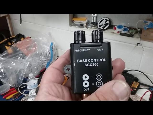 Bass control rca's in and out.