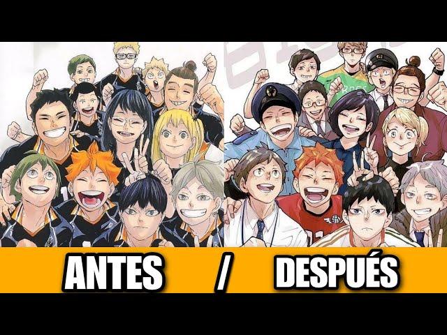 ¿A que se dedican los personajes de Haikyuu después del Time-Skip? | Haikyuu Antes y Después