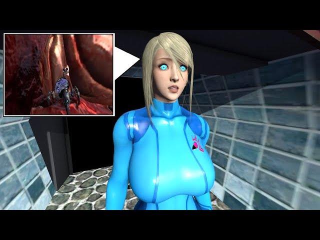 [SFM] A Tiny Brain Alien Takes Over Samus