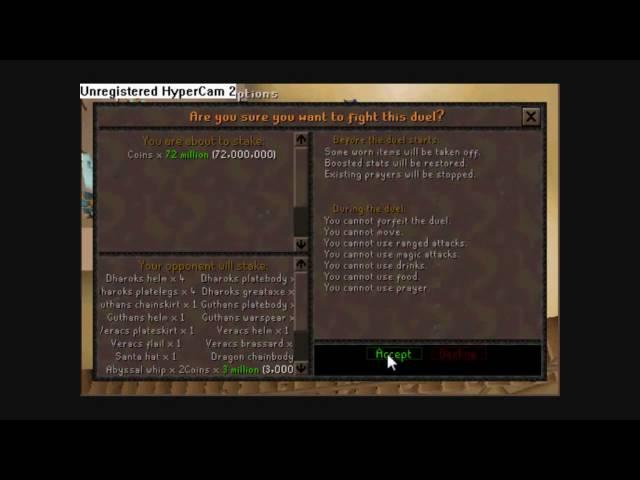 Old-school RuneScape Staking Video - Duel Arena Domination | 10b+ money made 2008-2010