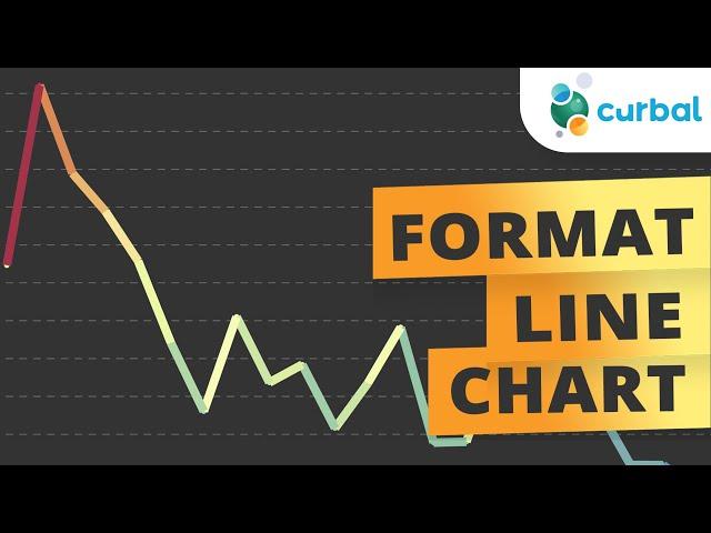 Conditional format the Power BI line chart with a gradient schema