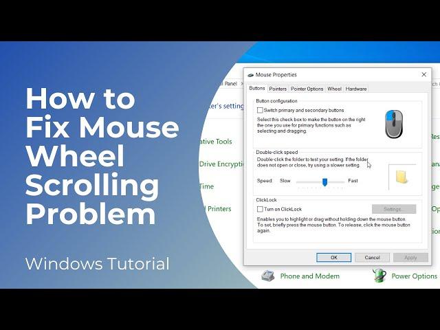 How to Fix Mouse Wheel Scrolling Problem (Easy Tutorial)